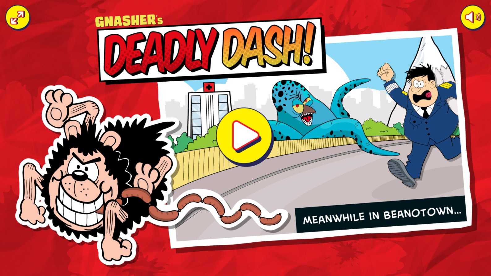 Gnasher's Deadly Dash - Play Beano Cartoon Adventure