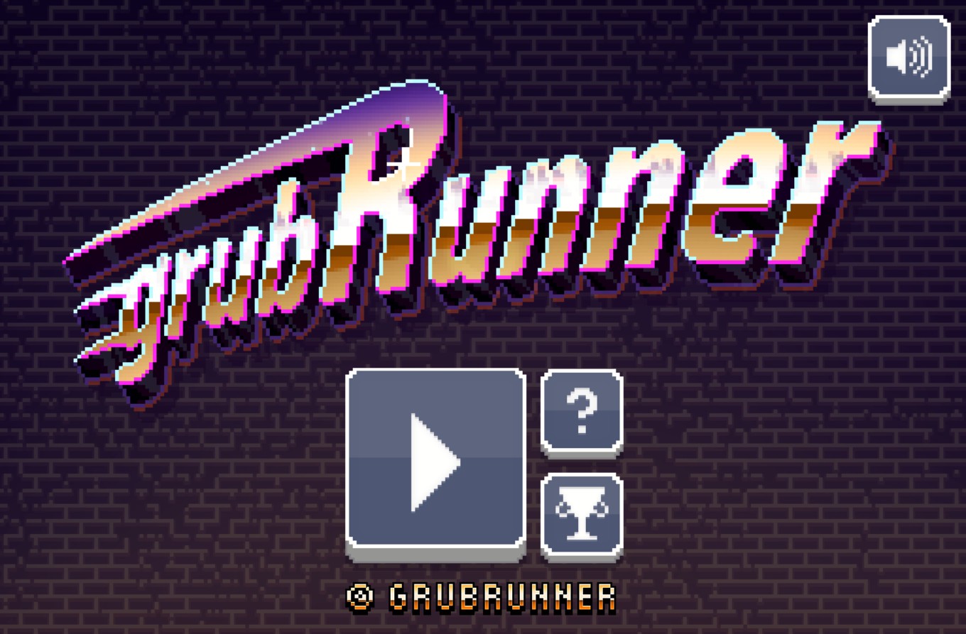 Grub Runner Retro Arcade Food Delivery Game