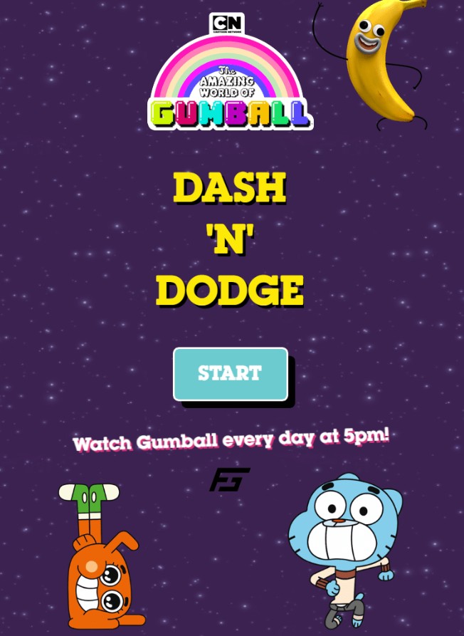 The Amazing World of Gumball Dash n Dodge - Play Cartoon Network Games