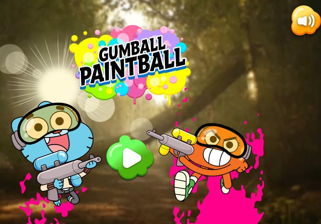 Gumball Paintball - Play Online Free Action Game