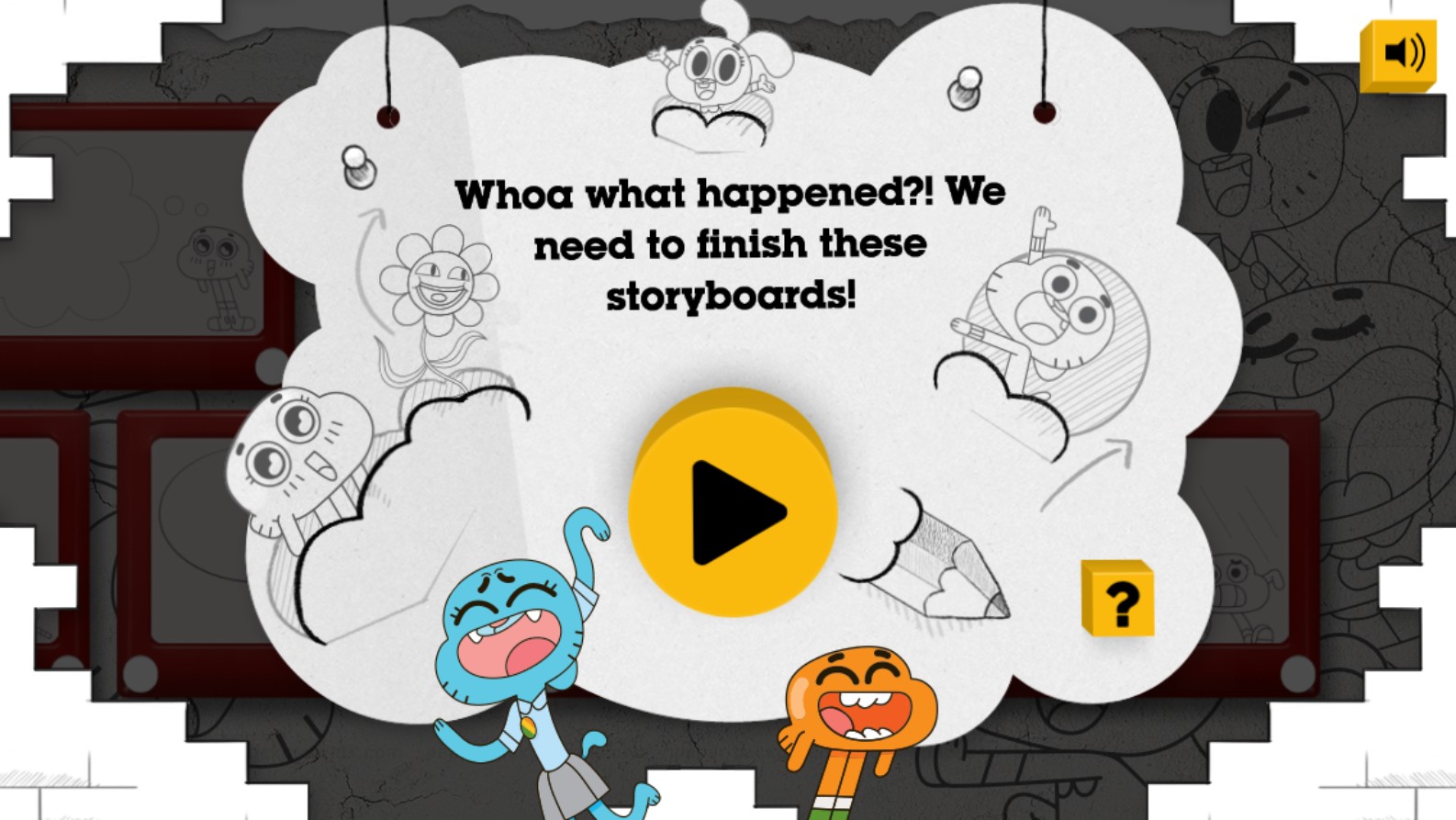 The Amazing World of Gumball Storyboard Creator