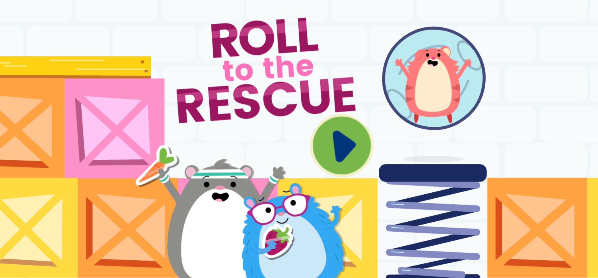Hamster Maze Game: Roll to the Rescue