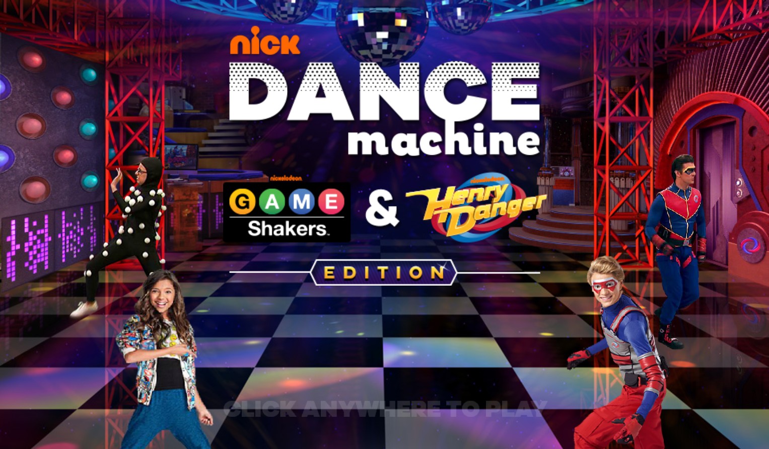 Henry Danger Dance Machine Nickelodeon Game