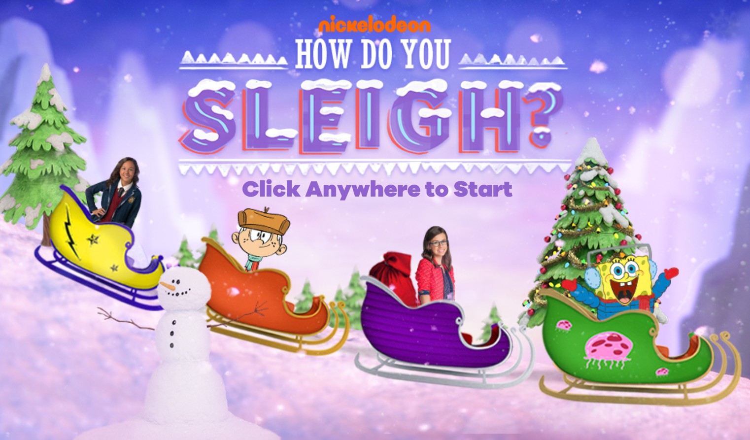 How Do You Sleigh? Nickelodeon Christmas Quiz Game