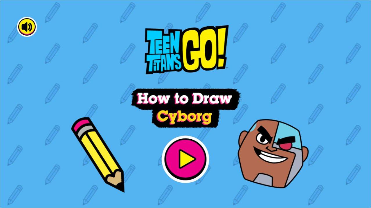 How to Draw Cyborg - Teen Titans Go Drawing Game