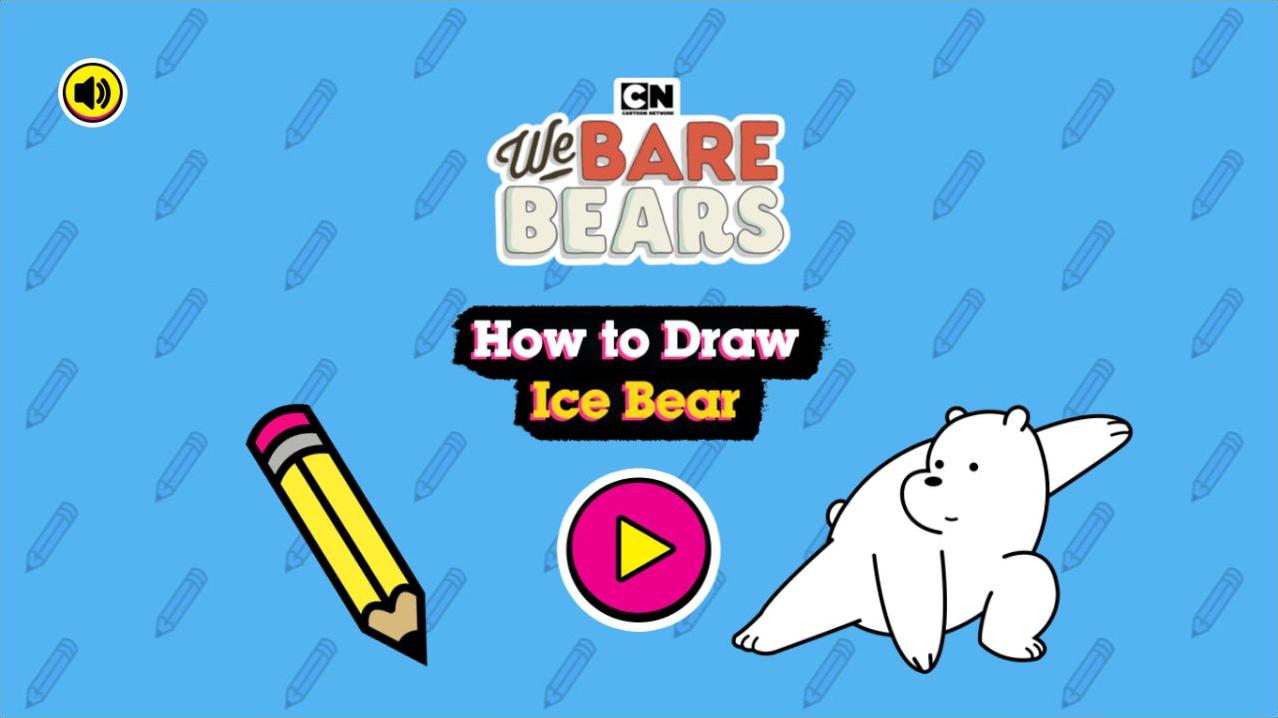 How to Draw Ice Bear - We Bare Bears Drawing Game