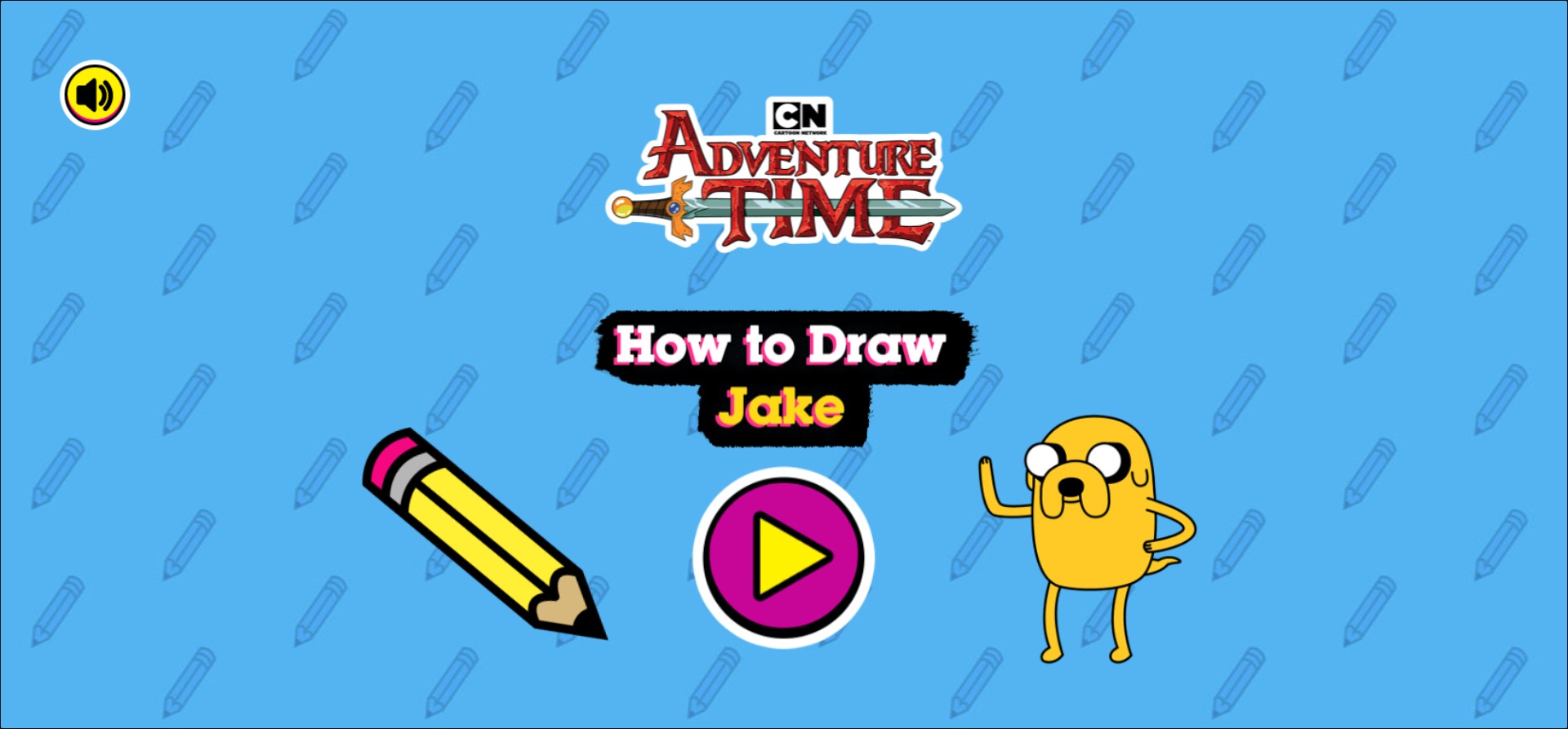 How to Draw Jake from Adventure Time Online Game