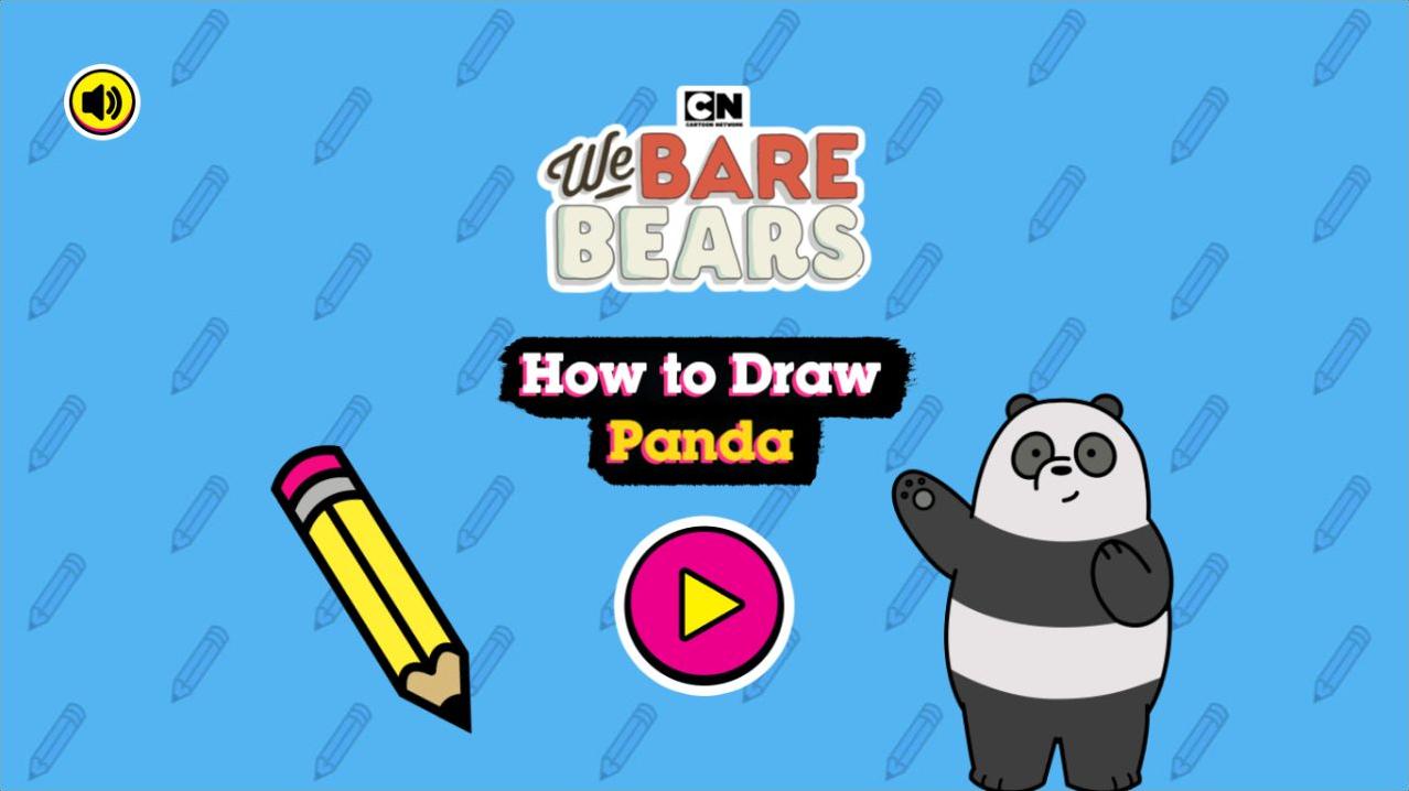 How to Draw Panda We Bare Bears Game