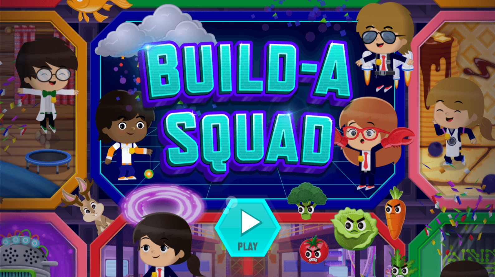 Build-A-Squad HQ Builder Game