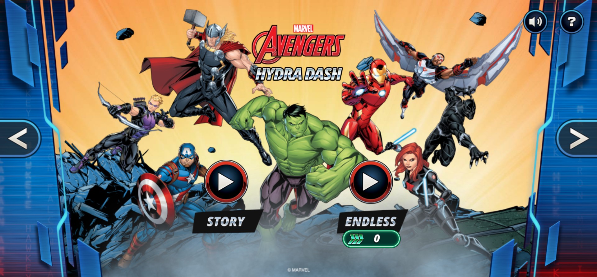 Marvel Avengers Hydra Dash - Super Hero Running Game