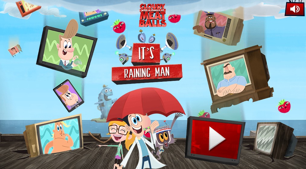 Cloudy with a Chance of Meatballs: It's Raining Man Game