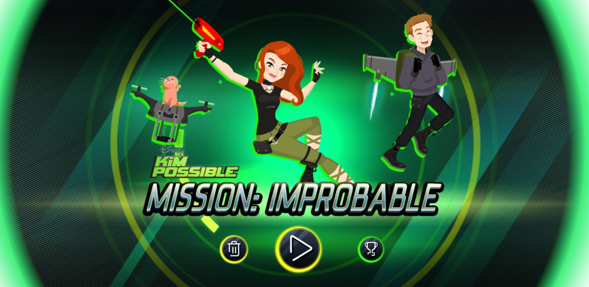 Kim Possible Mission Improbable - Action Disney Game