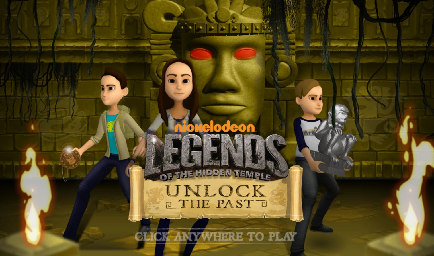 Legends of the Hidden Temple: Unlock the Past Browser Game