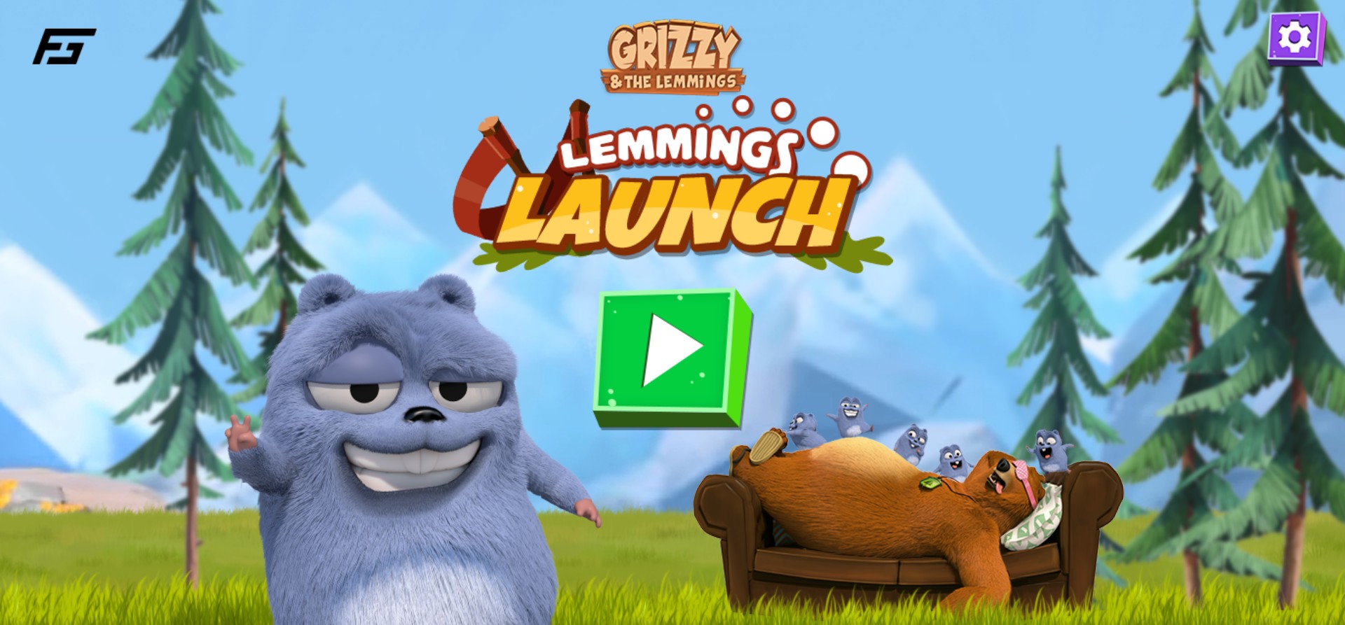 Lemmings Launch - Play Free Grizzy and the Lemmings Browser Game