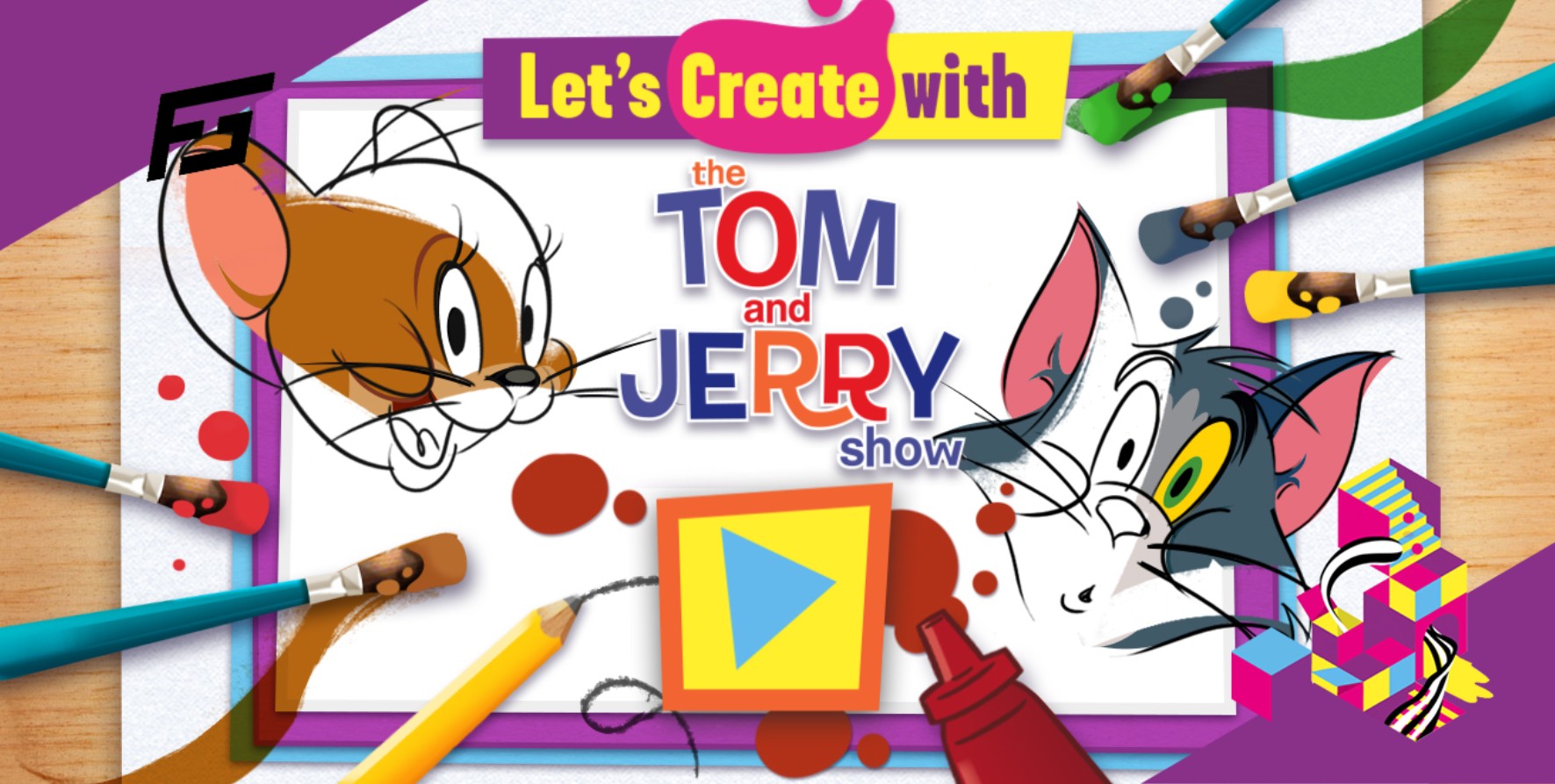 Let's Create with Tom and Jerry - Online Coloring and Art Game