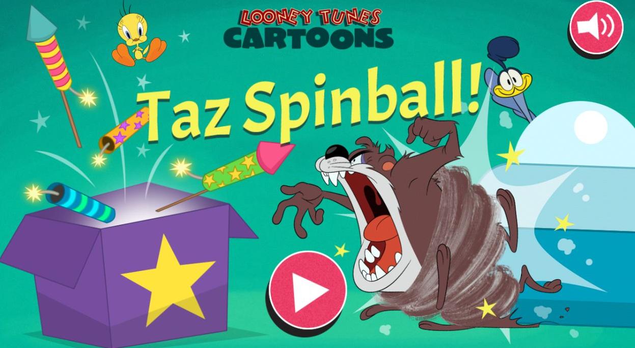 Play Looney Tunes Taz Spinball Online Free