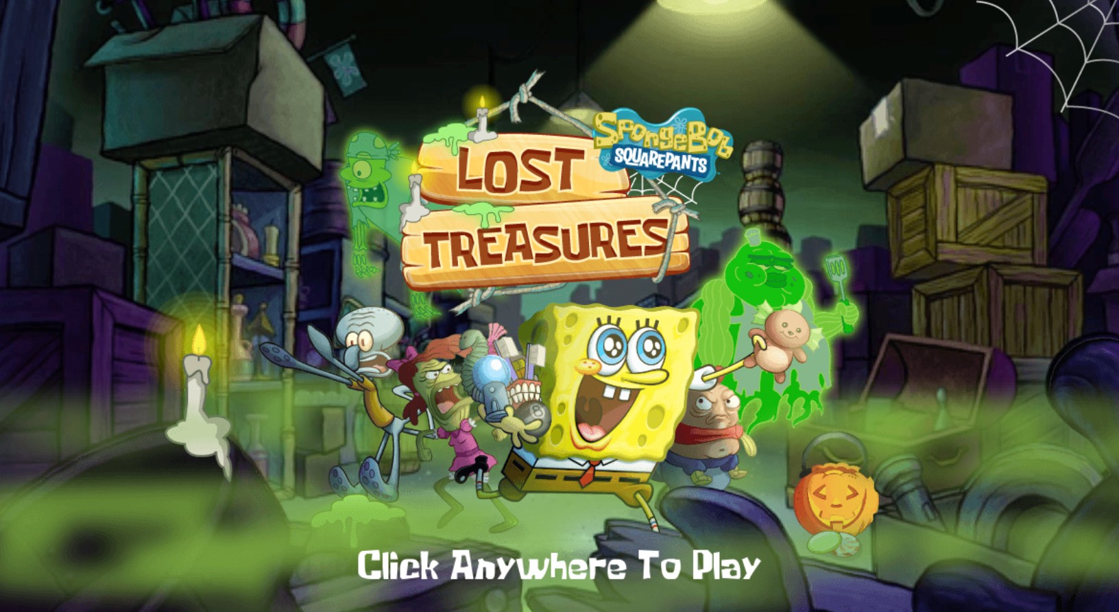 SpongeBob Lost Treasures - Adventure Game