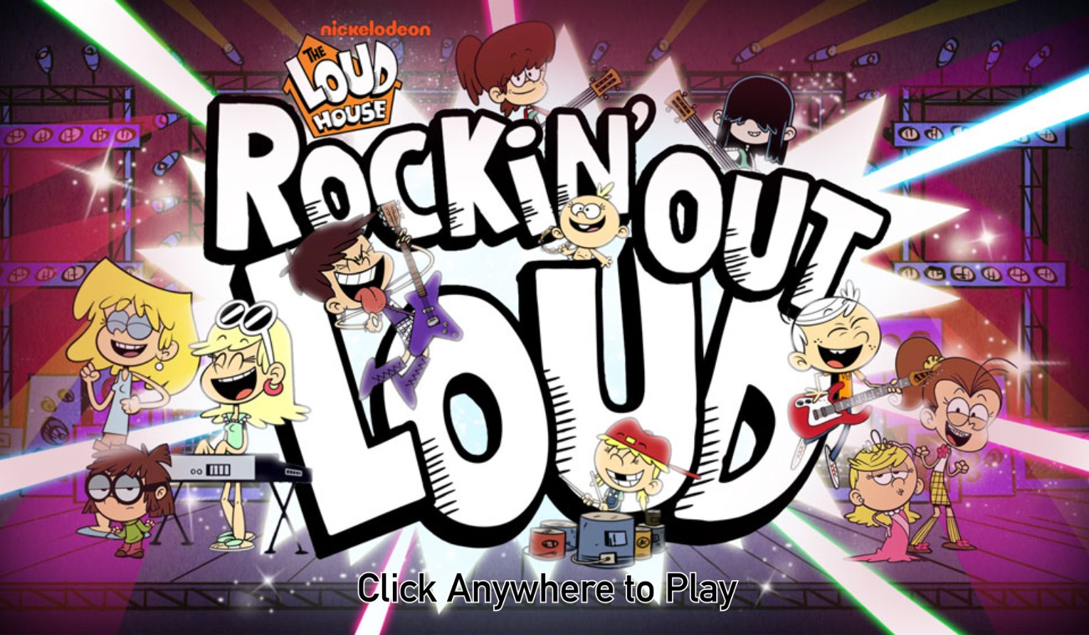 The Loud House Rockin Out Loud - Play Online Music Game