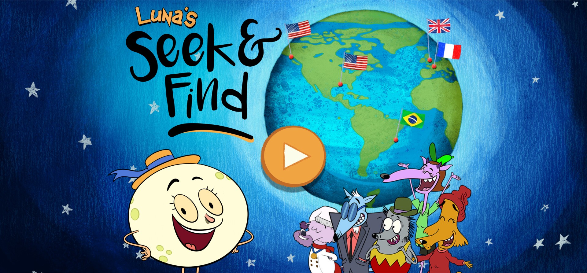 Lunas Seek and Find - Earth Adventures Online Game