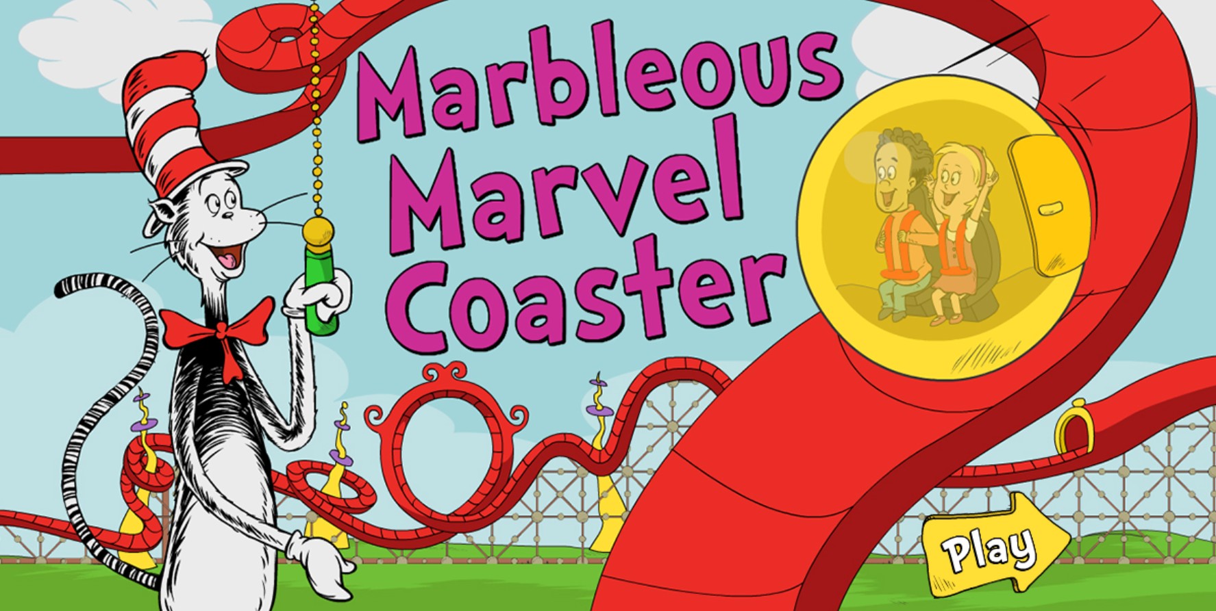 Marbelous Marvel Coaster The Cat in the Hat Game