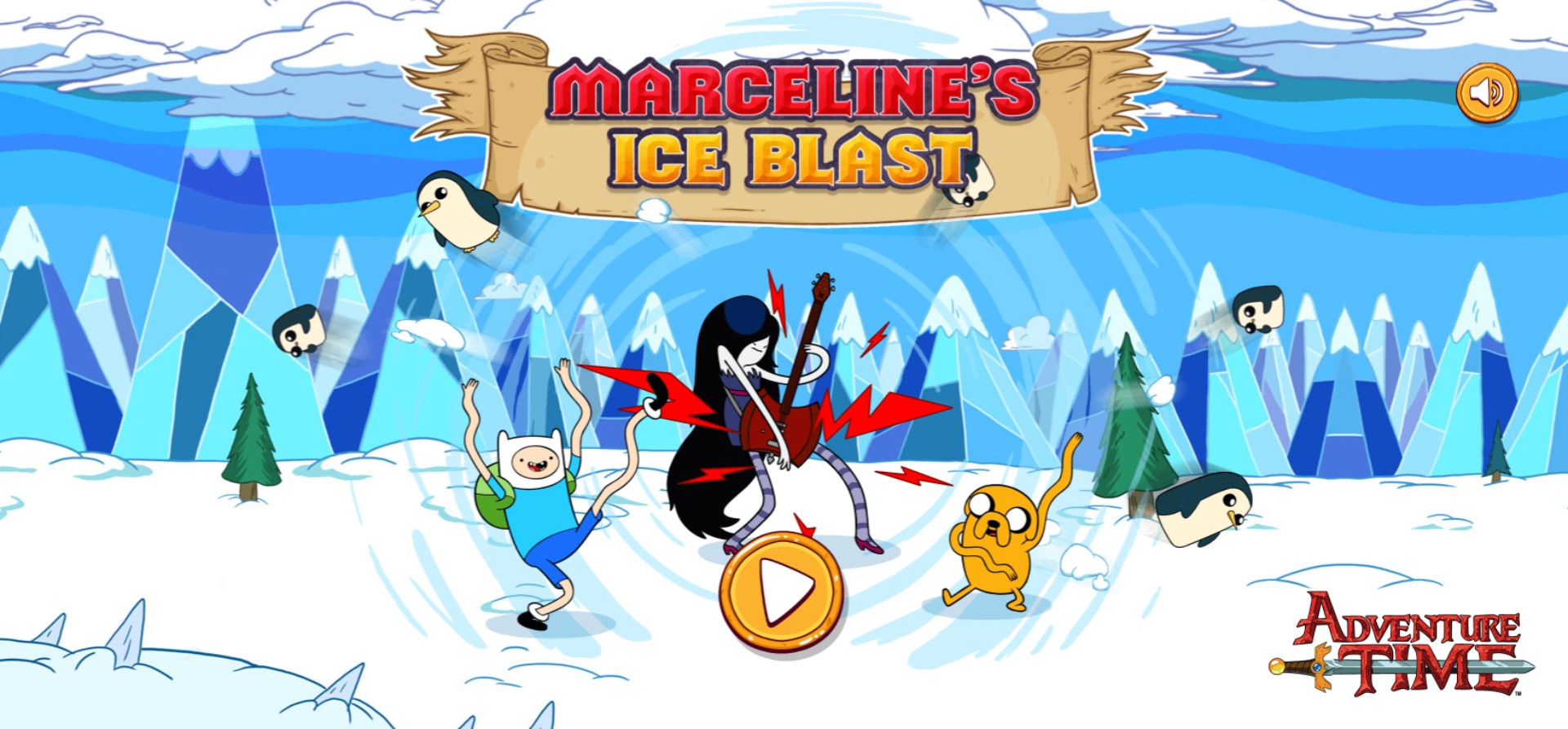 Marceline's Ice Blast - Adventure Time Cartoon Network Game