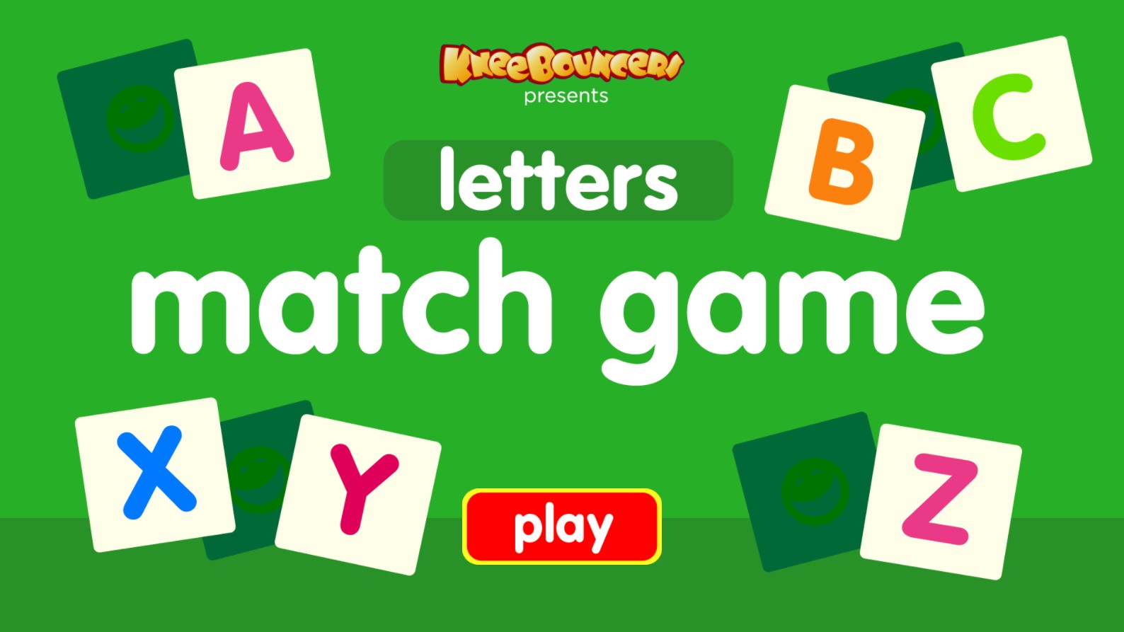 KneeBouncers Letters Match Game Online
