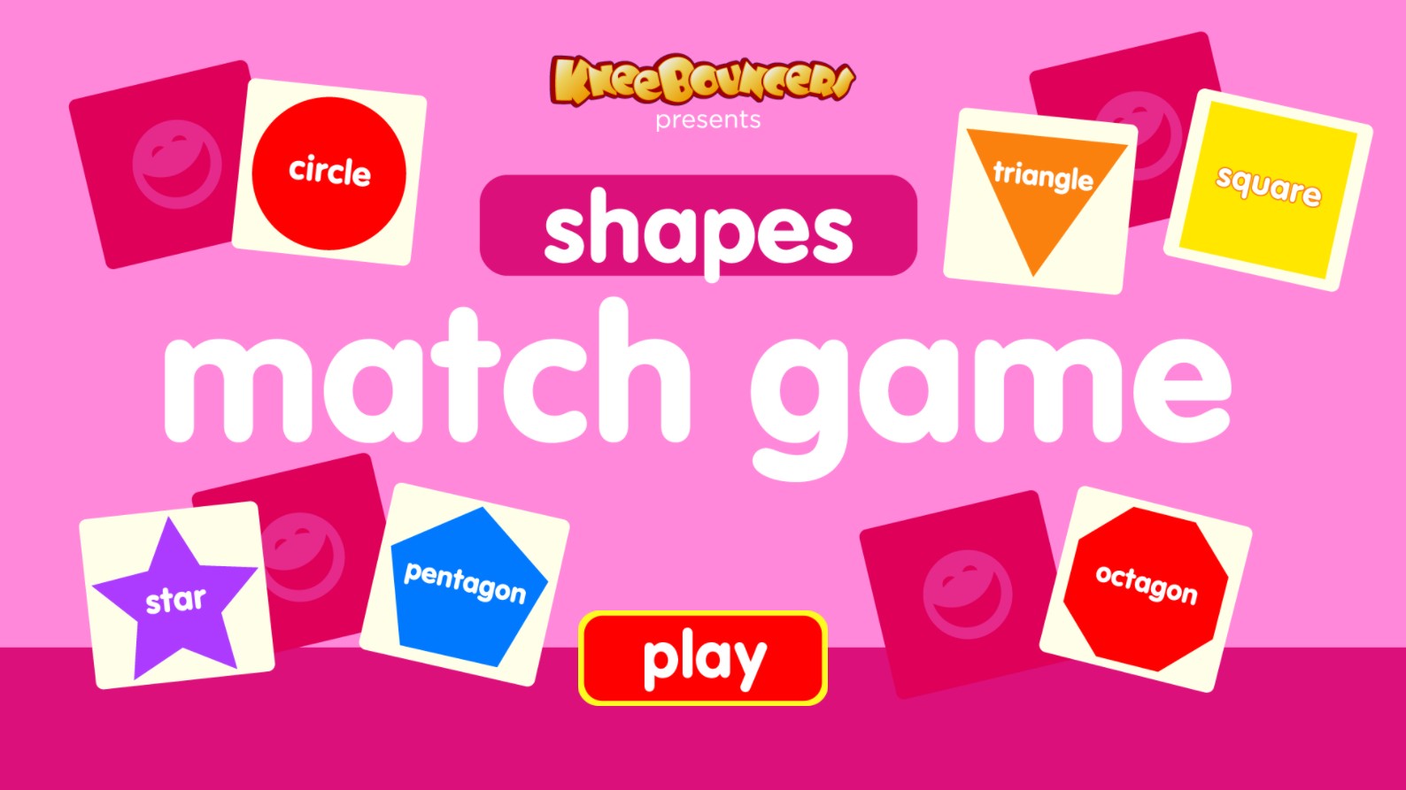 Shapes Match Game for Kids - KneeBouncers Educational Fun
