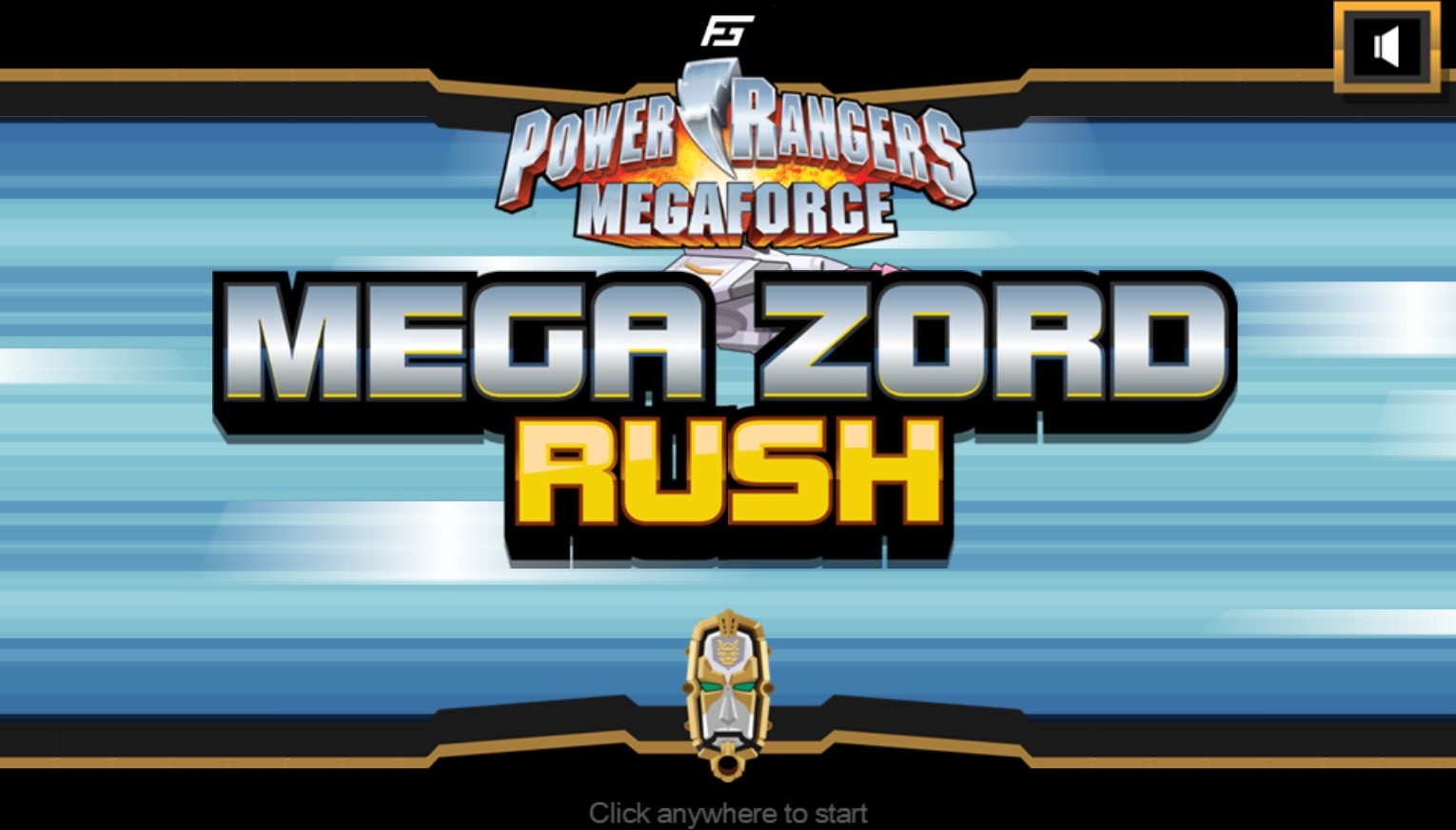 Power Rangers Megaforce Mega Zord Rush HTML5 Browser Game