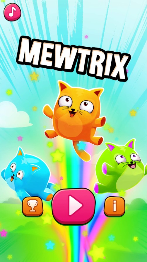 Mewtrix - Fun Cat Falling Block Puzzle Game