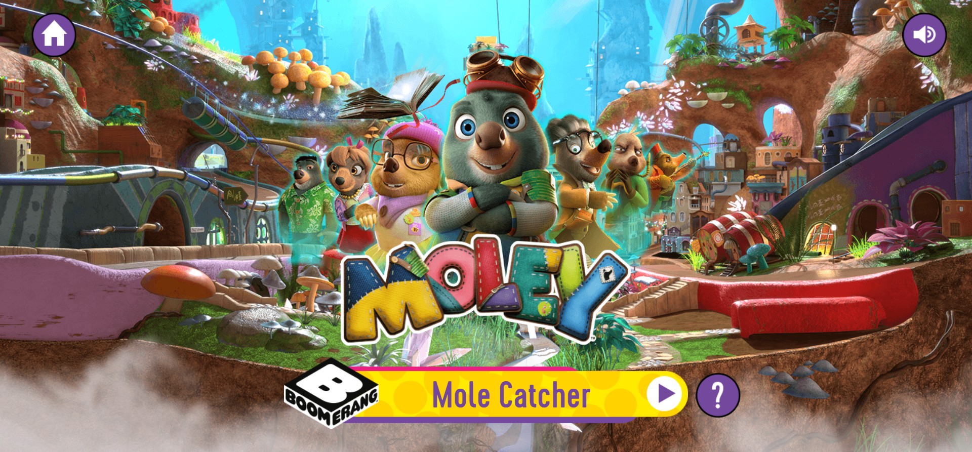 Moley Mole Catcher - Play Fun Online Arcade Game