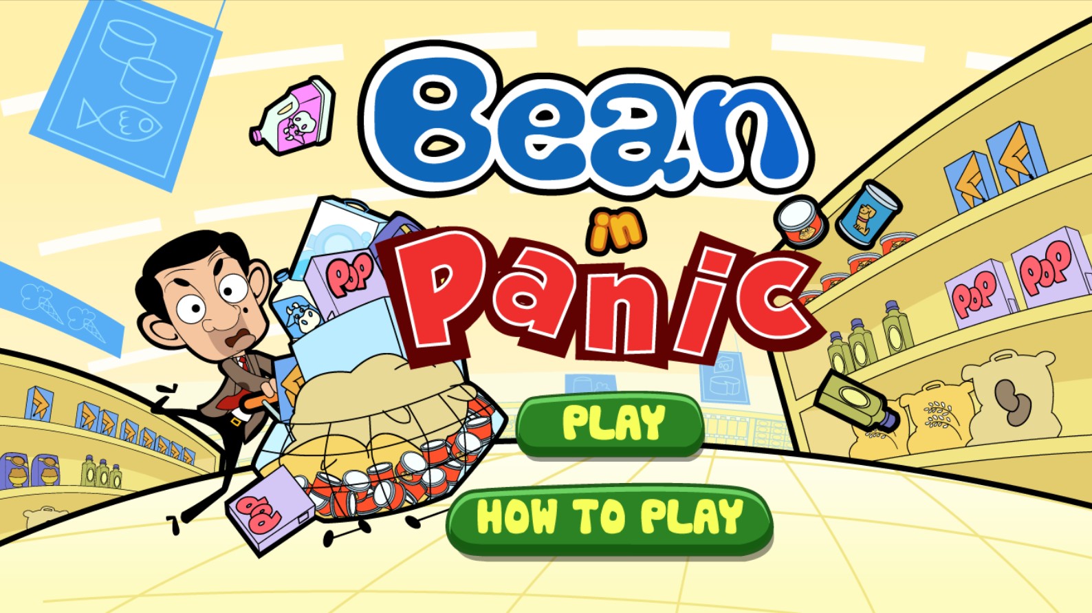 Mr Bean in Panic - Play Free Online Supermarket Game