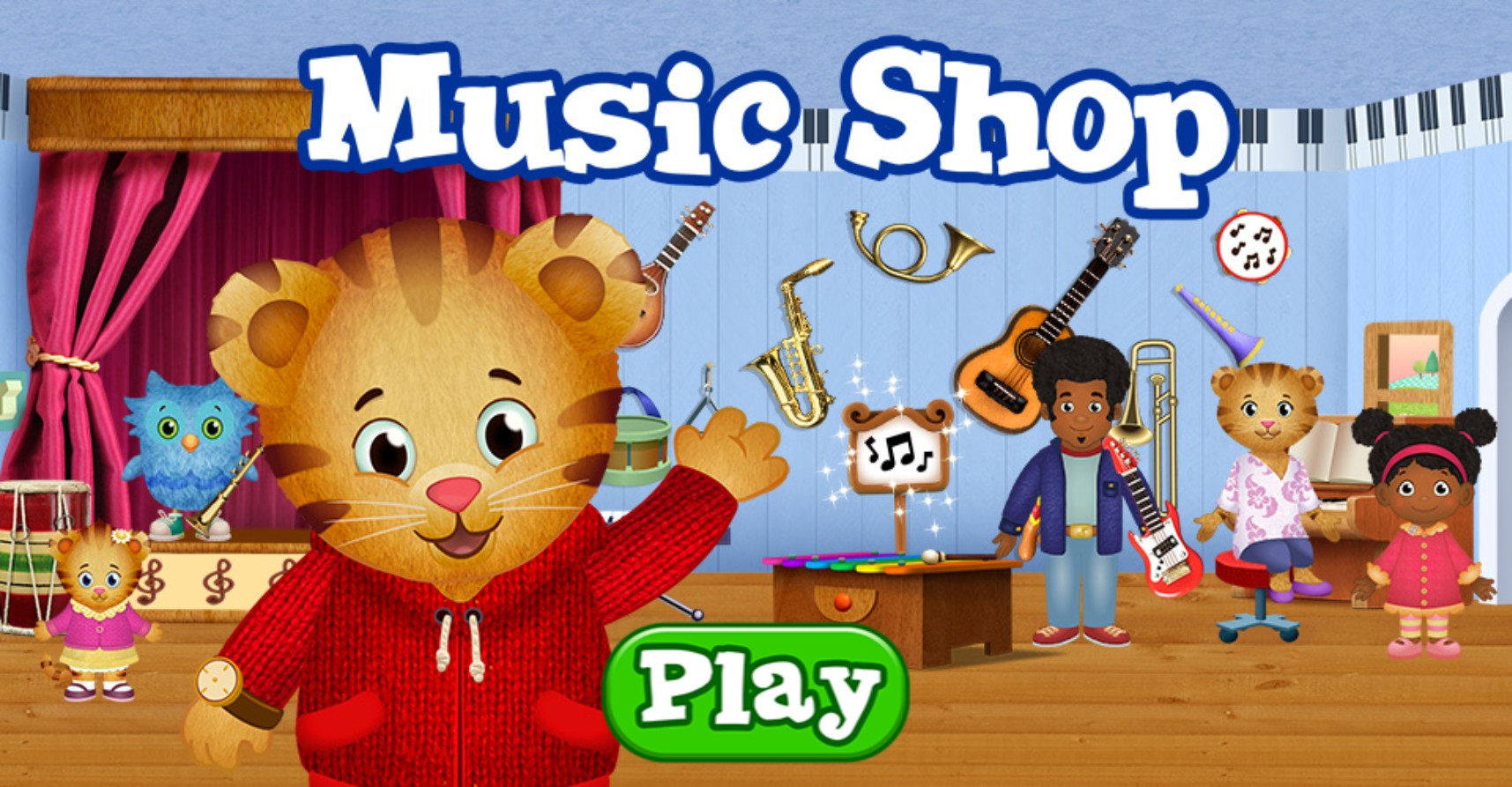 Music Shop Daniel Tiger Online Game