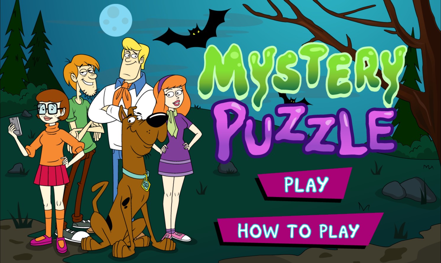 Scooby-Doo Mystery Puzzle Online Game