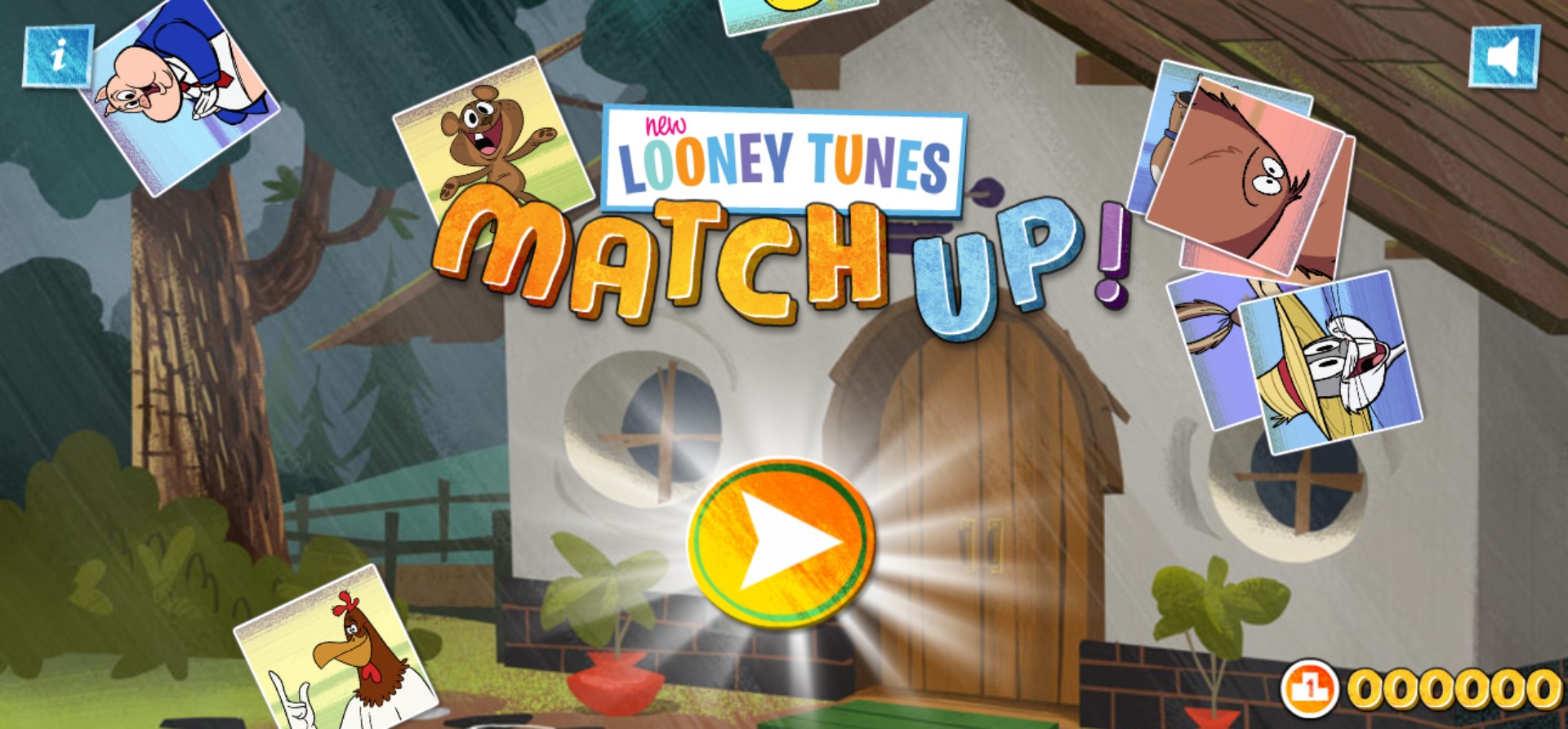 New Looney Tunes Match-Up Browser Game