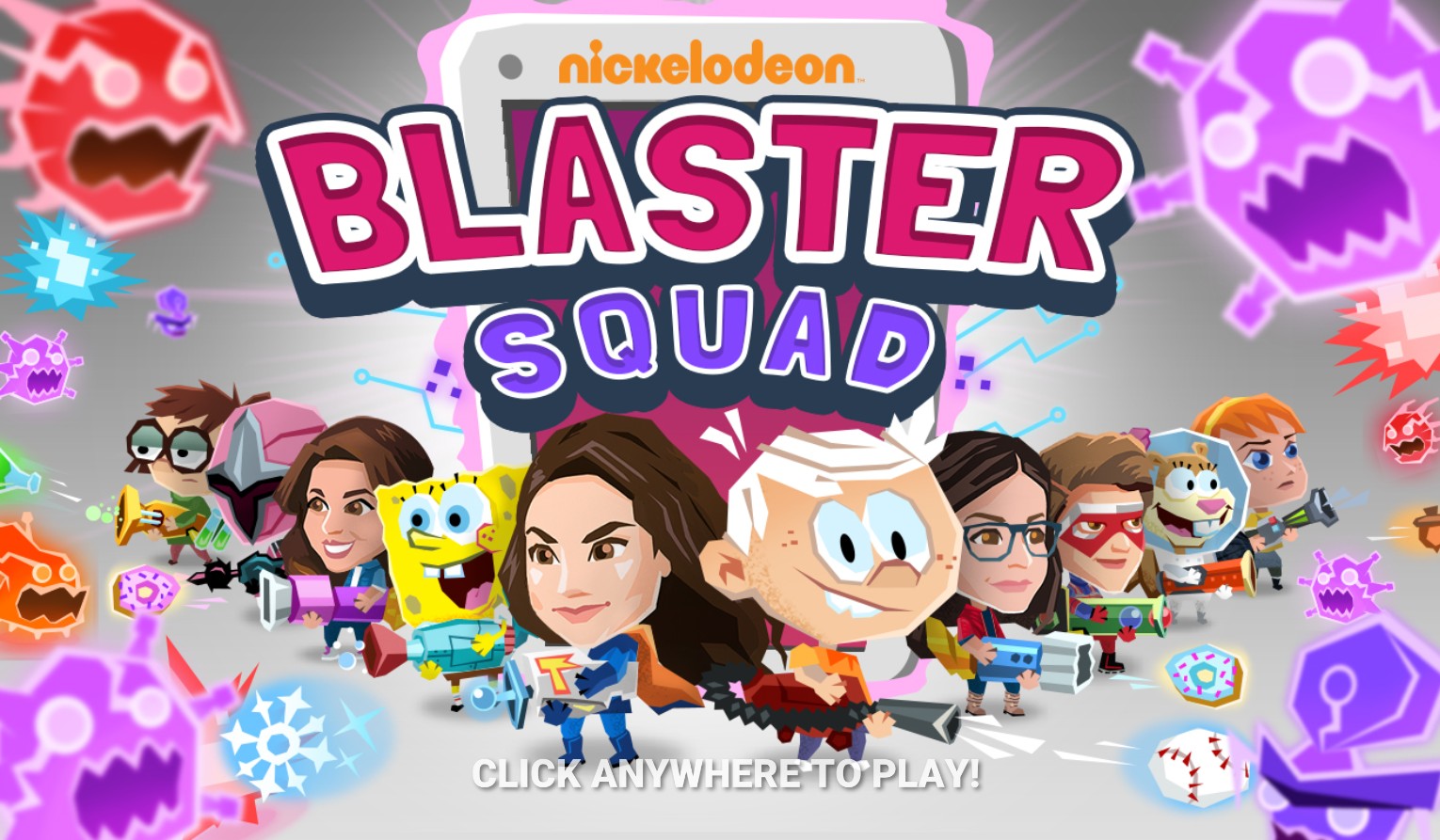 Nick Blaster Squad - Play Nickelodeon Crossover Shooter Online