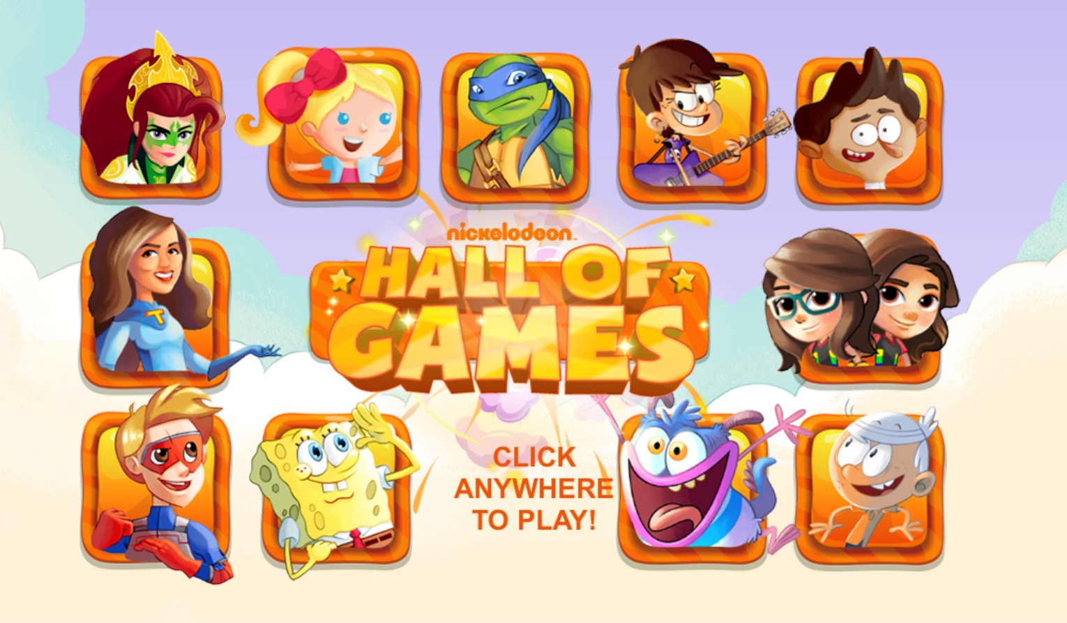 Nickelodeon Hall of Games Online