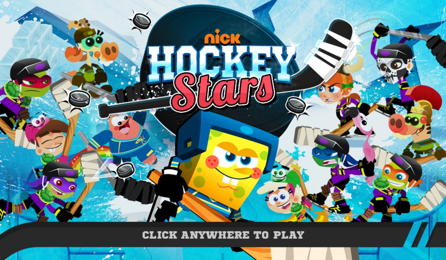 Nick Hockey Stars - Play Online Nickelodeon Ice Hockey Game