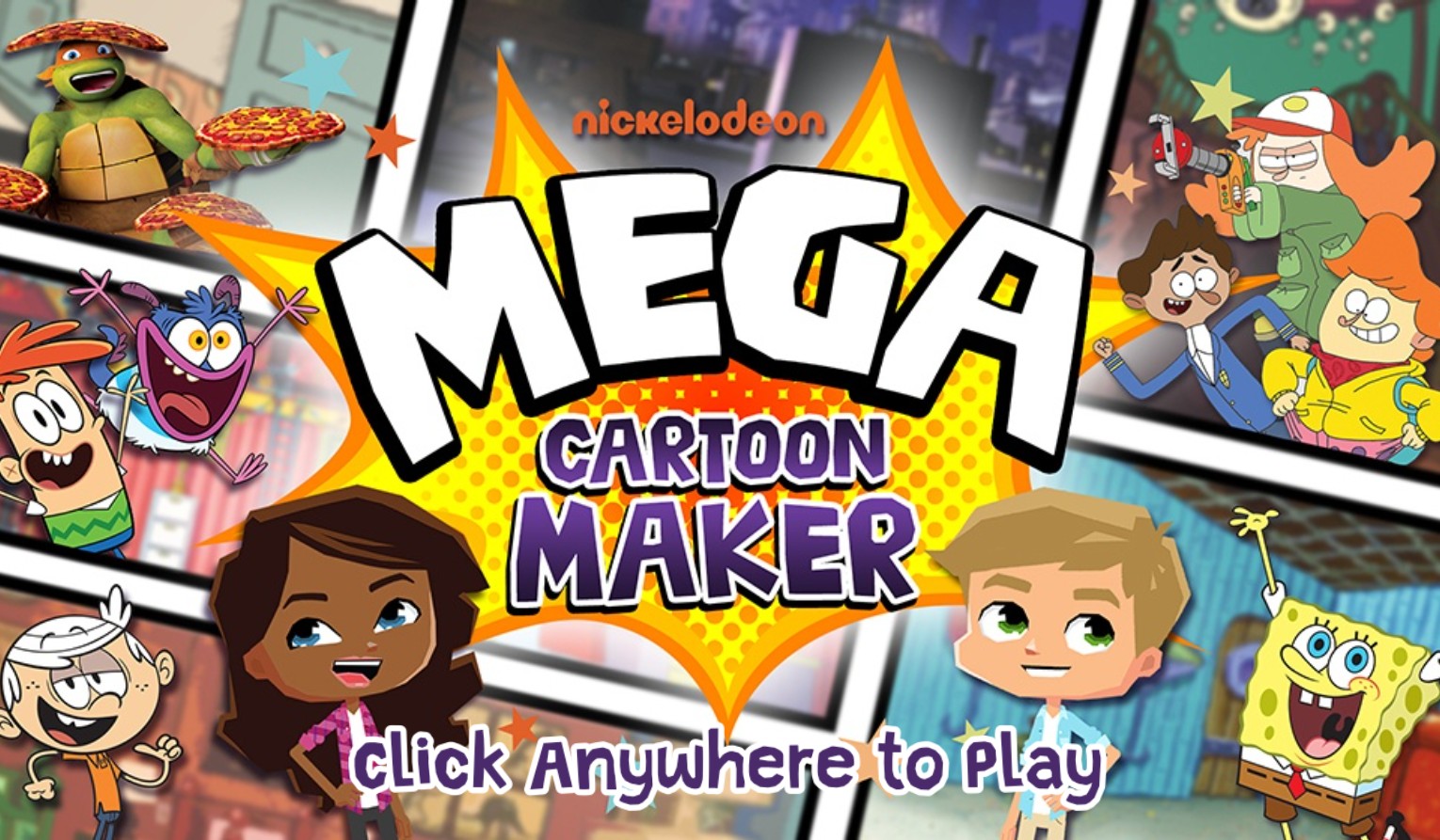 Nick Mega Cartoon Maker - Create Your Own Nickelodeon Adventures