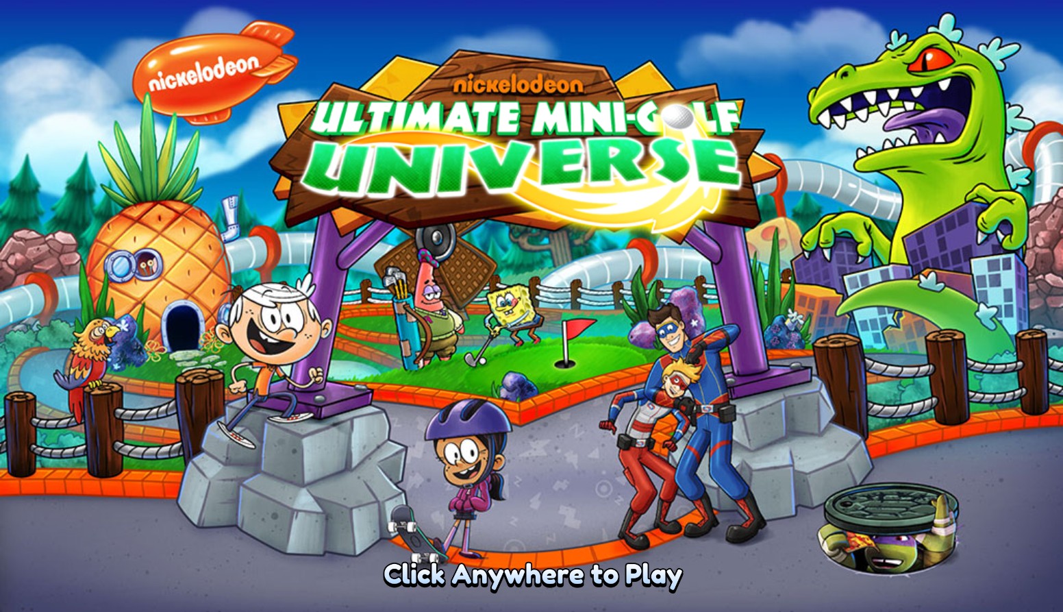 Nick Ultimate Mini-Golf Universe - Play Nickelodeon Sports Games Online