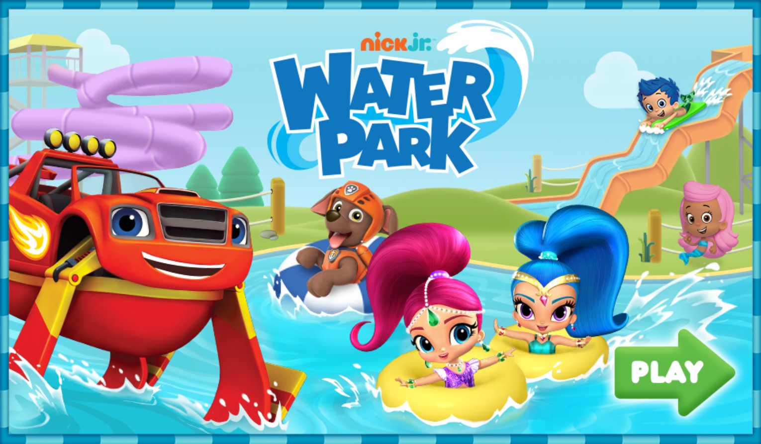 Nick Jr. Water Park - Play Free Kids Online Game