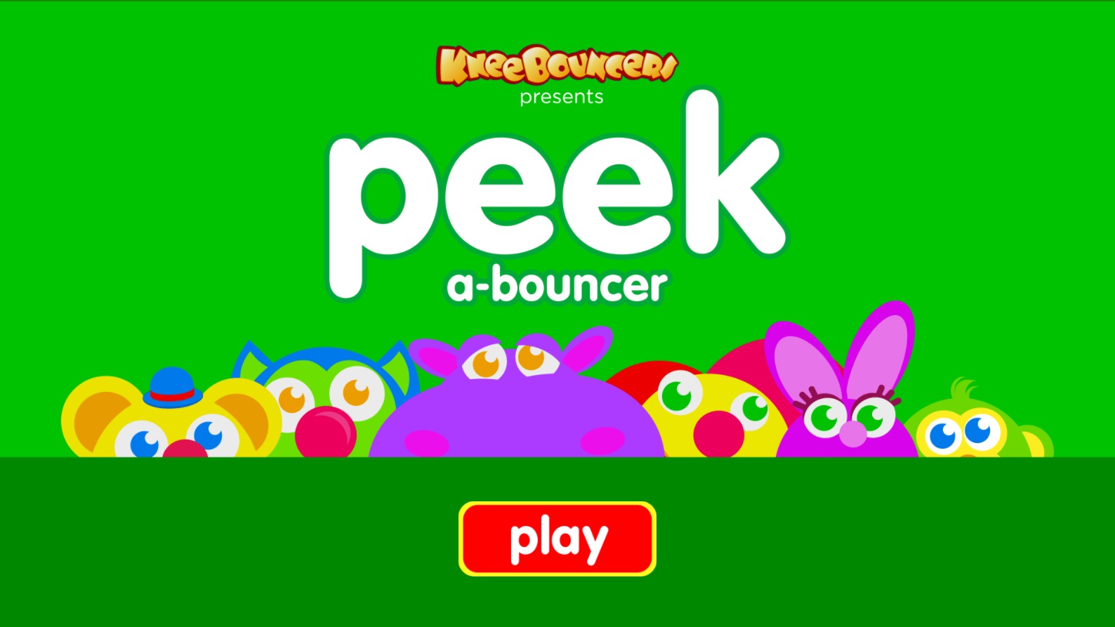 Peek-a-Bouncer KneeBouncers Kids Game