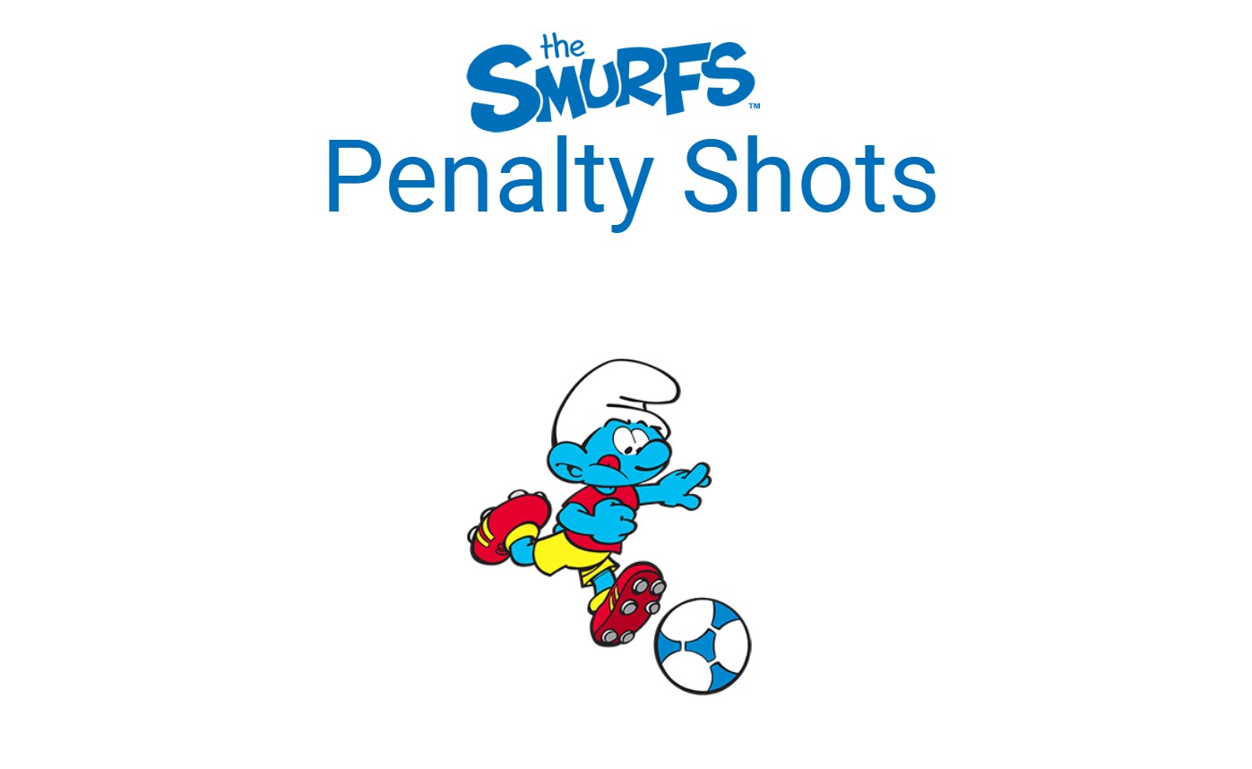 Smurfs Penalty Shootout Soccer Game