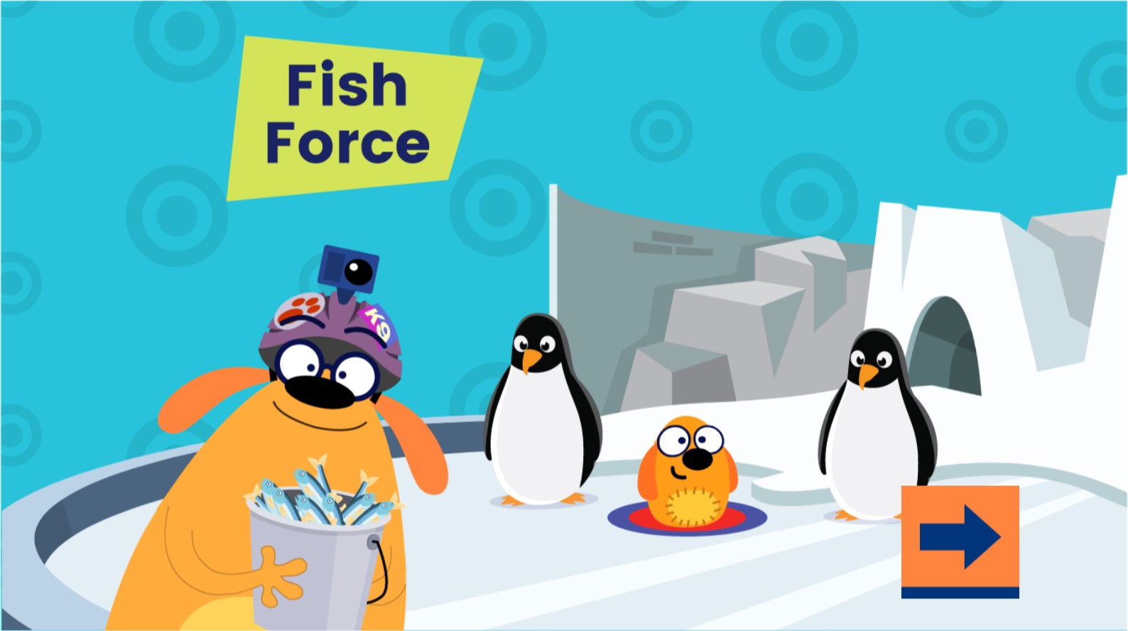 Penguin Pinball Fish Force Arcade Game