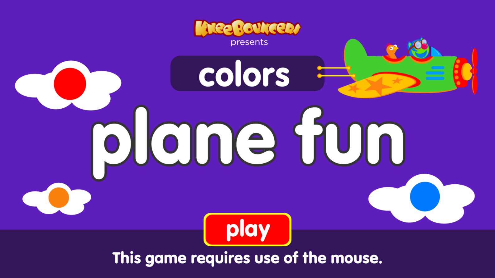 Plane Colors - Educational Flying Game for Kids