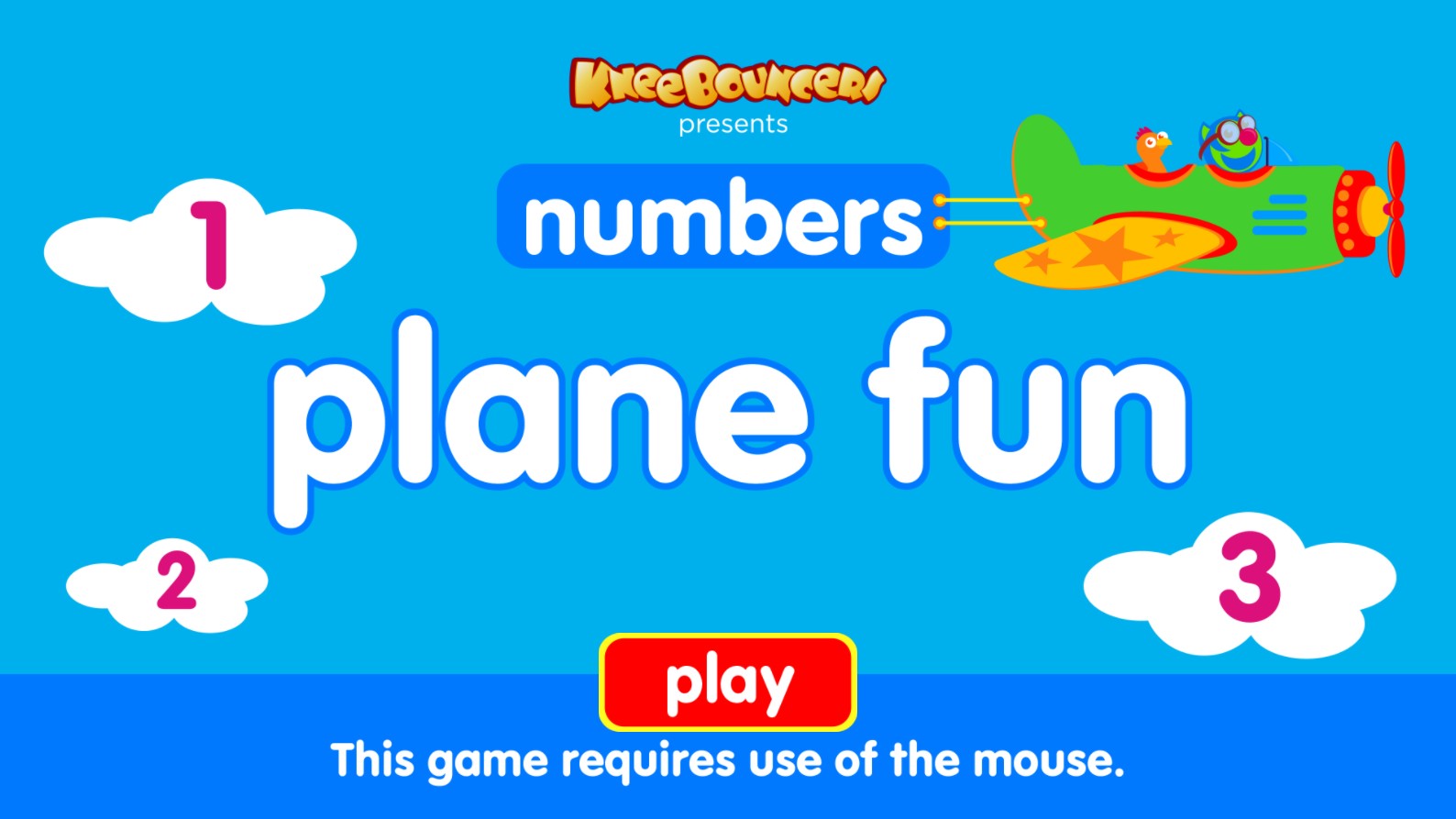Plane Numbers - Kids Educational Flying Game