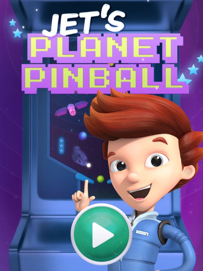 Jet's Planet Pinball - Play Online Arcade Space Game