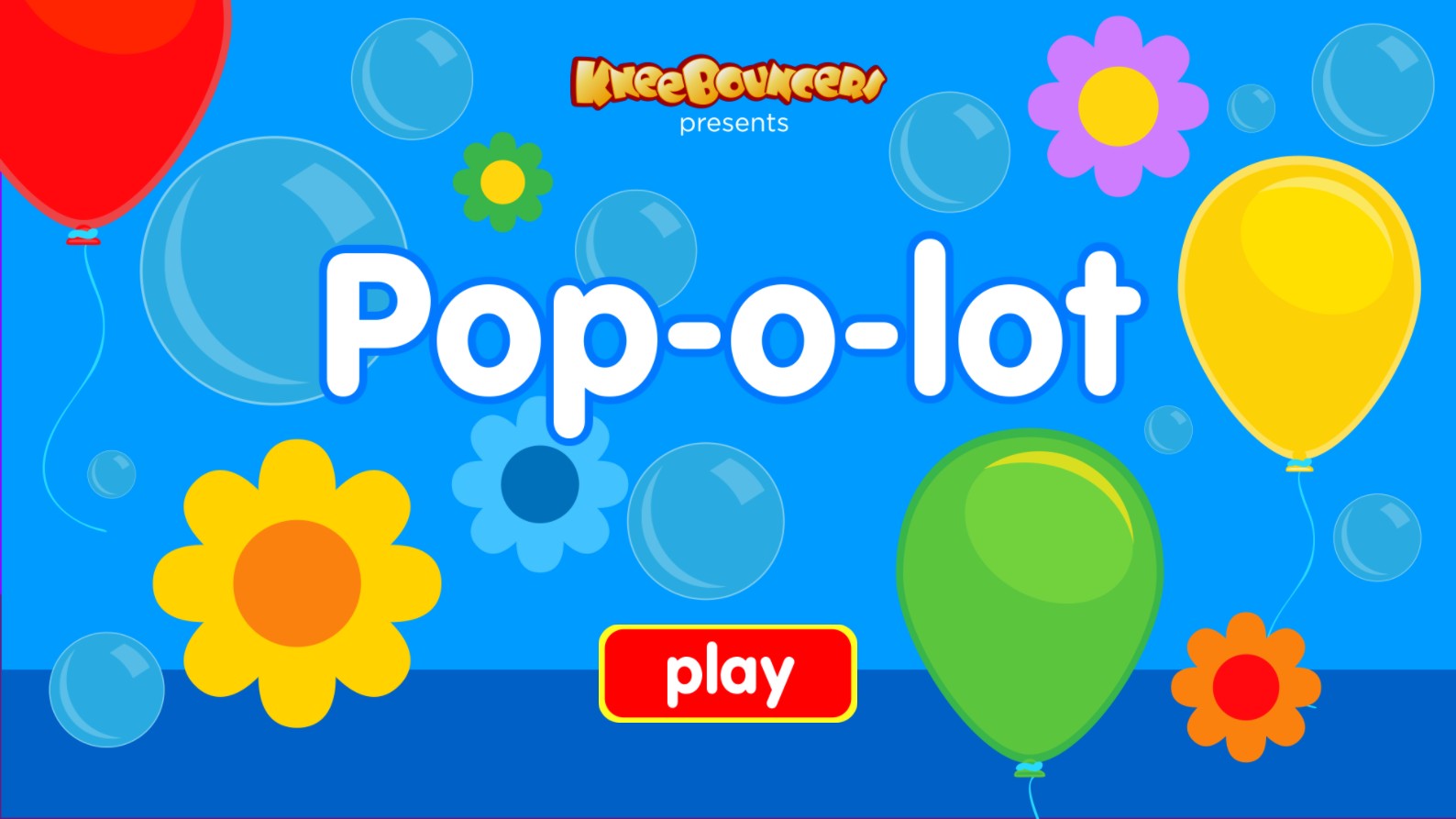 Pop-o-lot - KneeBouncers Balloon Popping Game for Kids