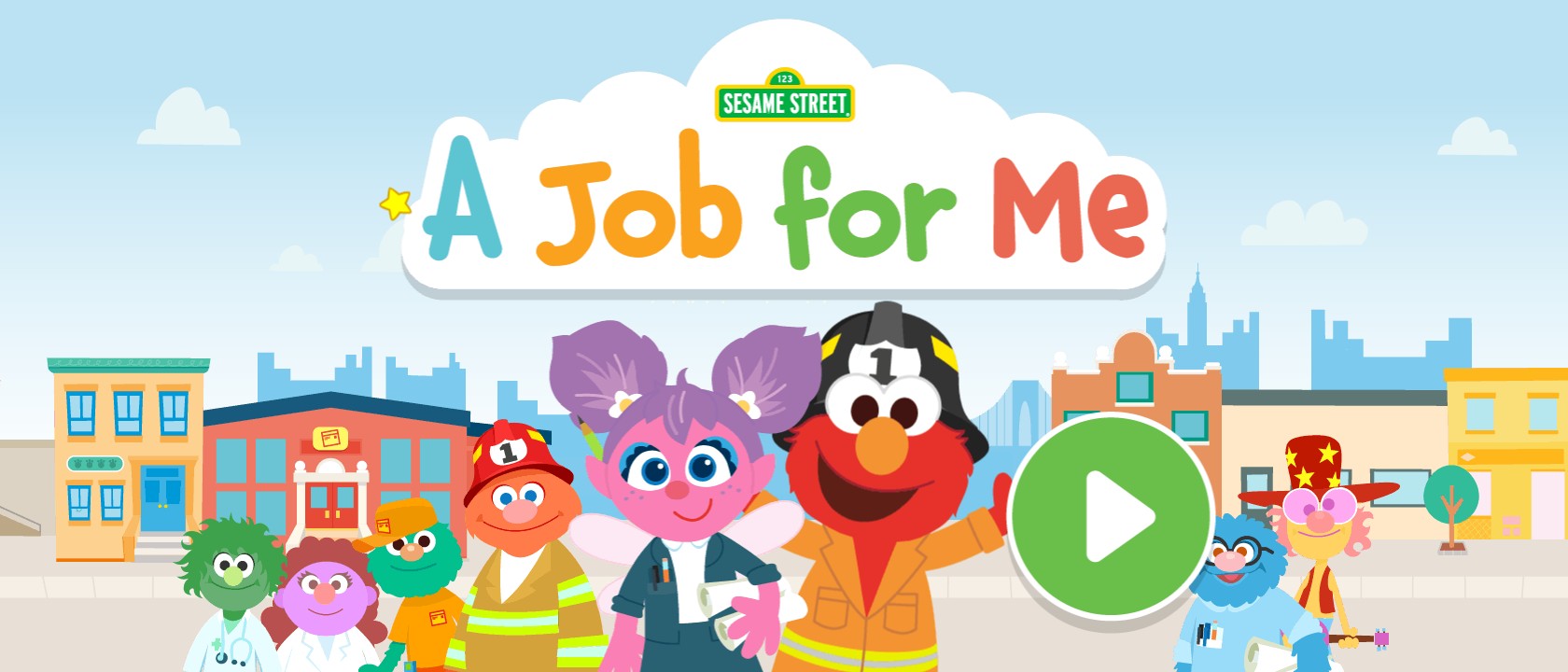 Sesame Street A Job for Me Pretend Play Browser Game