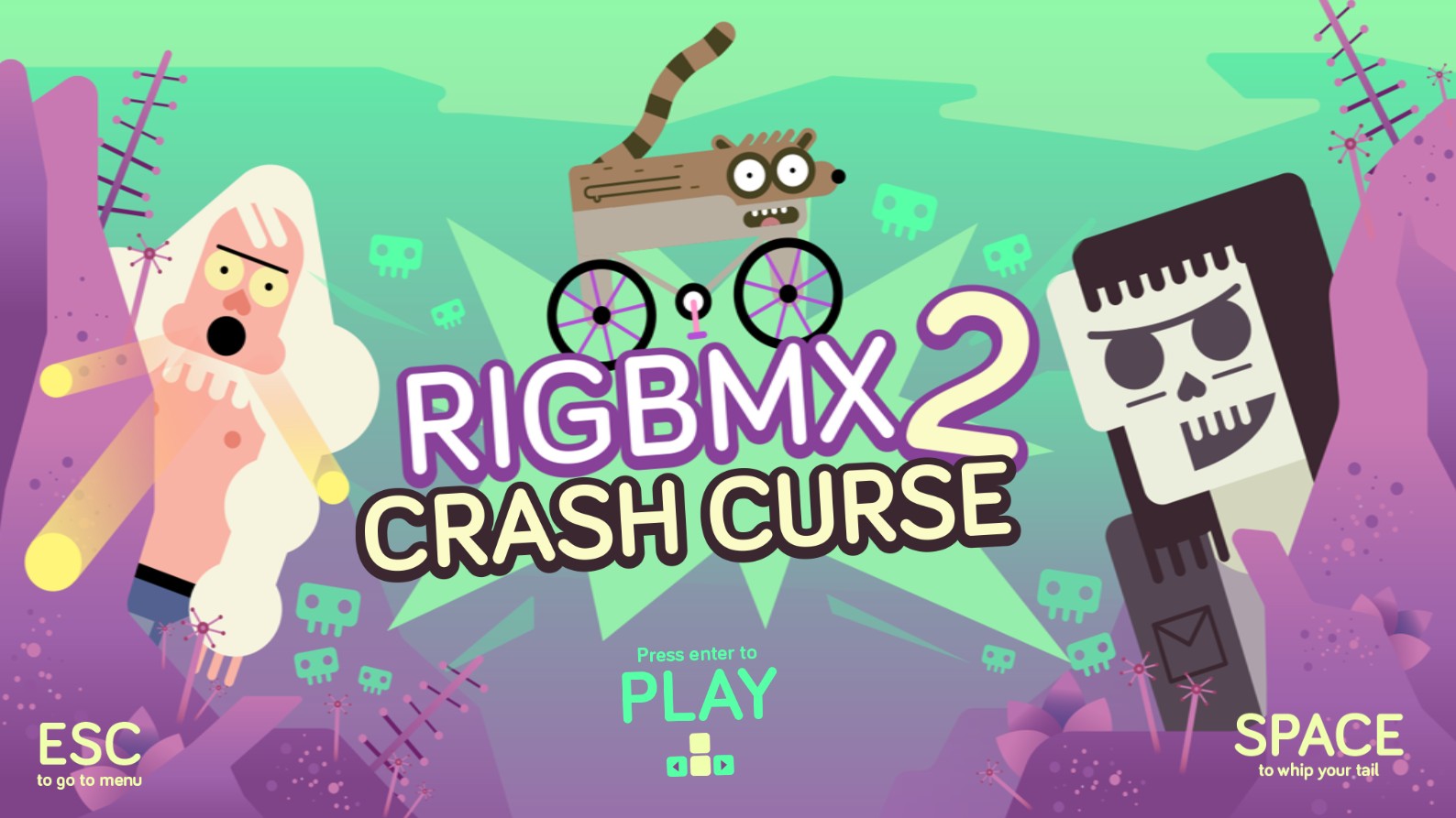 RigBMX 2: Crash Curse - Regular Show BMX Racing Game