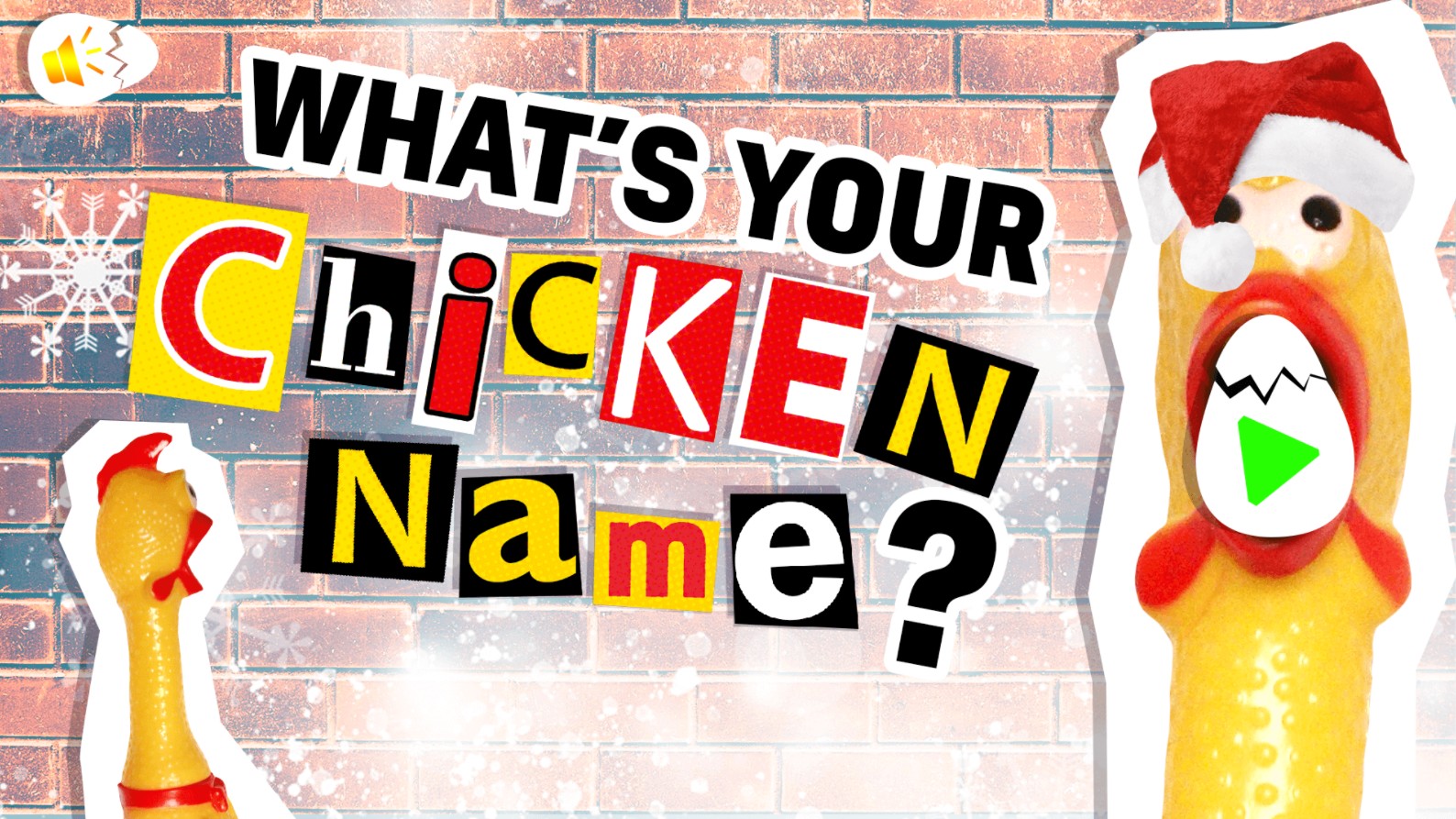 What's Your Rubber Chicken Name Quiz Game